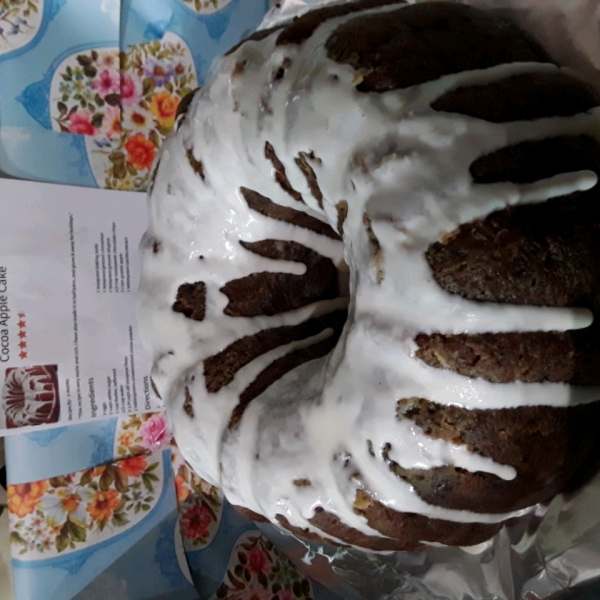 Cocoa Apple Cake