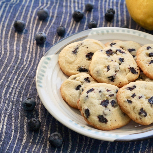 Blueberry-Lemon Butter Cookies