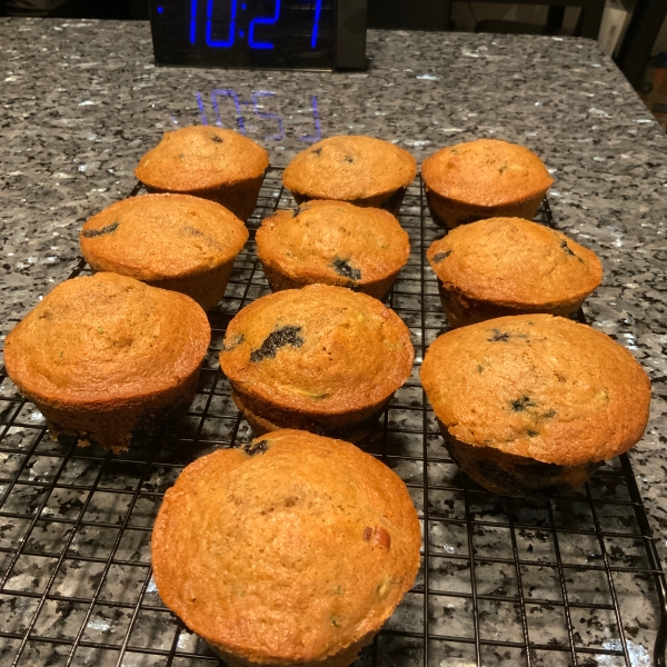 Aunt Blanche's Blueberry Muffins