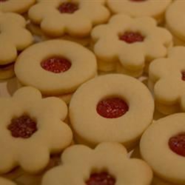 Sugar Free Sour Cream Linzer Cookies