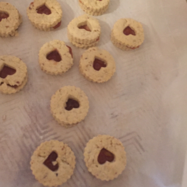 Sugar Free Sour Cream Linzer Cookies