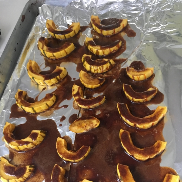 Sweet Baked Delicata Squash