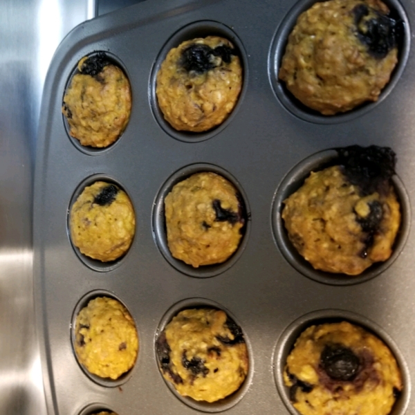 Blueberry Pumpkin Muffins