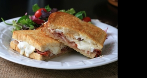 Air Fryer Prosciutto and Mozzarella Grilled Cheese