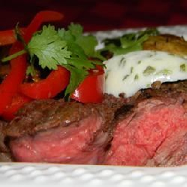 Mushroom Crusted Beef Tenderloin