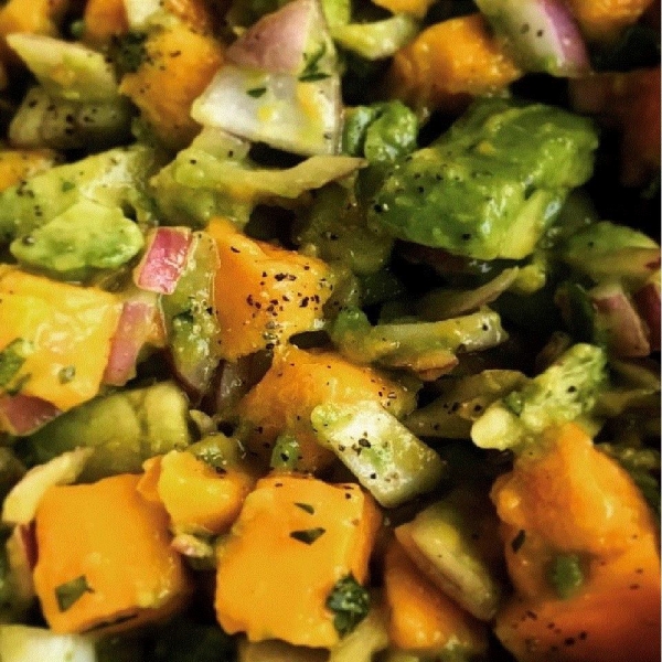 Easy Mango-Avocado Salsa