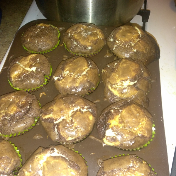 Brownie Cheesecake Cupcakes