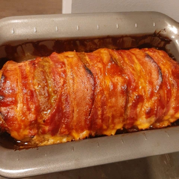 BBQ Bacon-Wrapped Meatloaf