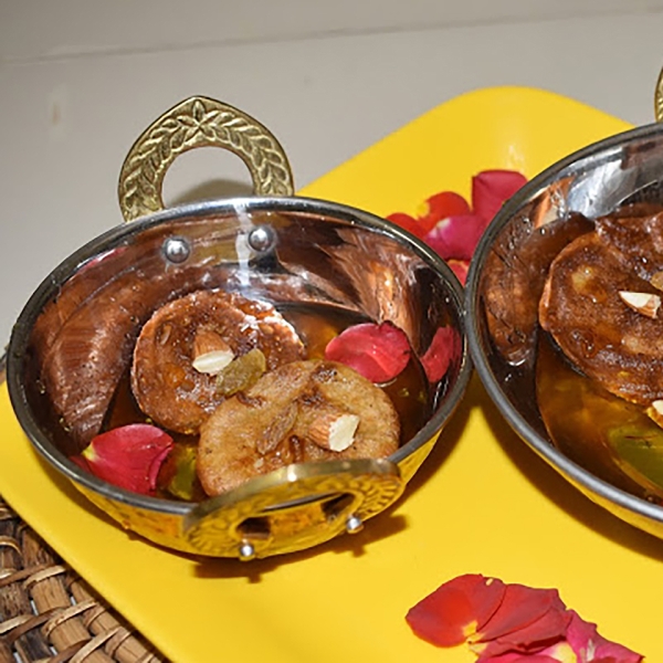 Banana Malpua (Fried Indian Pancake for Diwali)