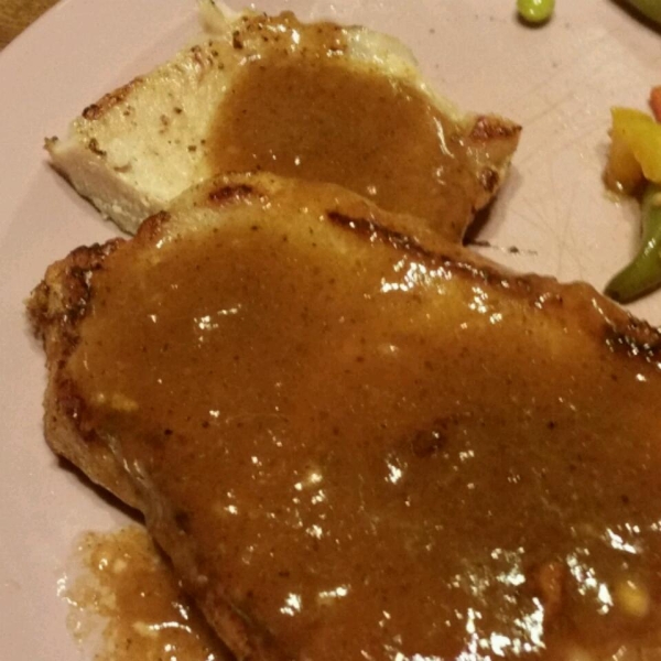 Apple Cider Sauce and Pork Loin Chops