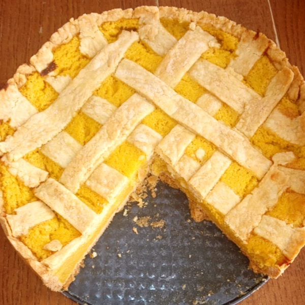 Mango Custard Pie