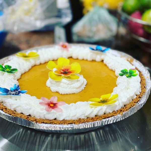 Mango Custard Pie