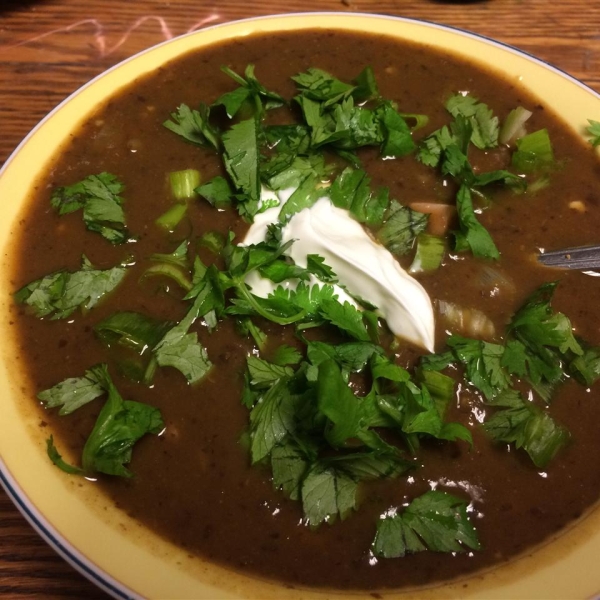 Pumpkin Black Bean Soup