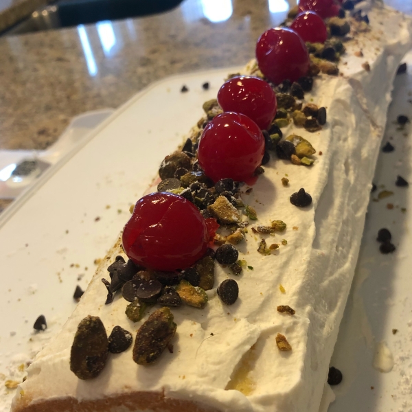 Cannoli Cake Roll