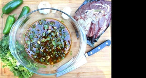 Spicy Garlicky Beef Marinade