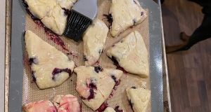 Huckleberry-Lemon Scones