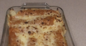 Three Meat Cannelloni Bake