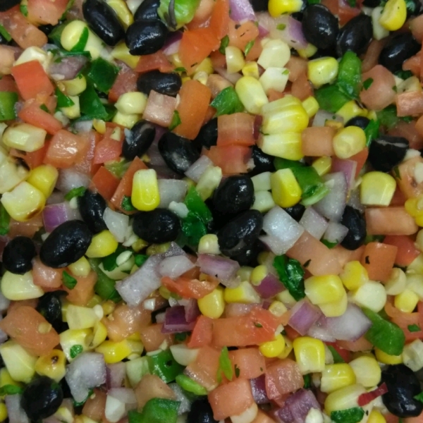 Fresh Corn Salsa with Orange and Lime