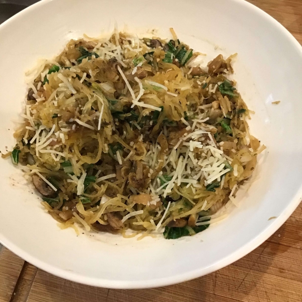 Pesto Spaghetti Squash