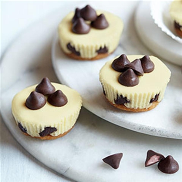 Mini Almond Cheesecakes with Cherry Flavored Filled DelightFulls™