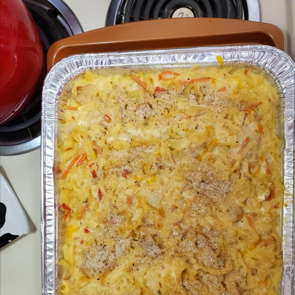 Yummy Pork Noodle Casserole