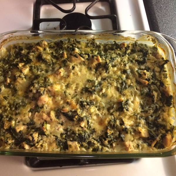 Chicken Florentine Rice Casserole