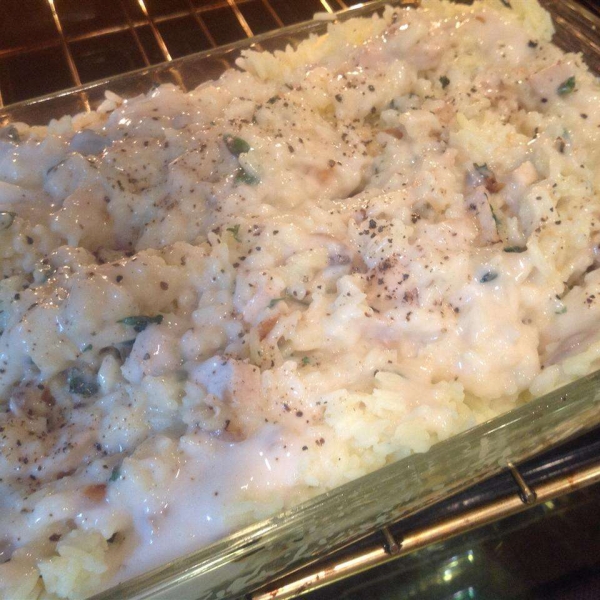 Chicken Florentine Rice Casserole