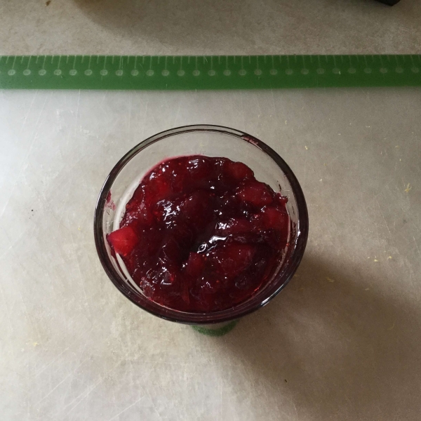 Pear Honey Cranberry Sauce