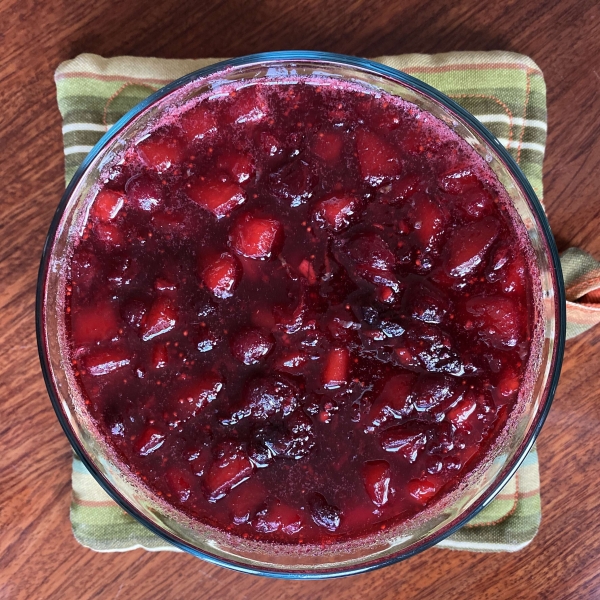 Pear Honey Cranberry Sauce