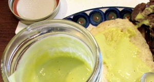 Homemade Garlic Basil Mayonnaise