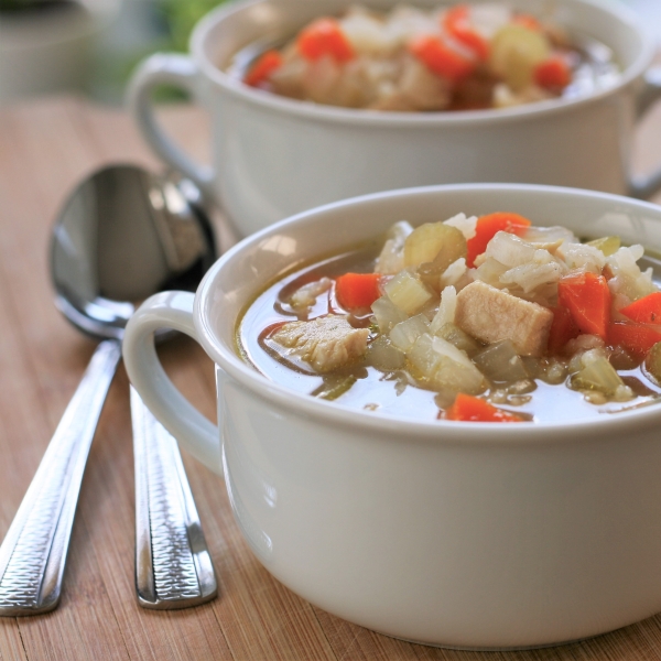 Chicken, Rice and Vegetable Soup