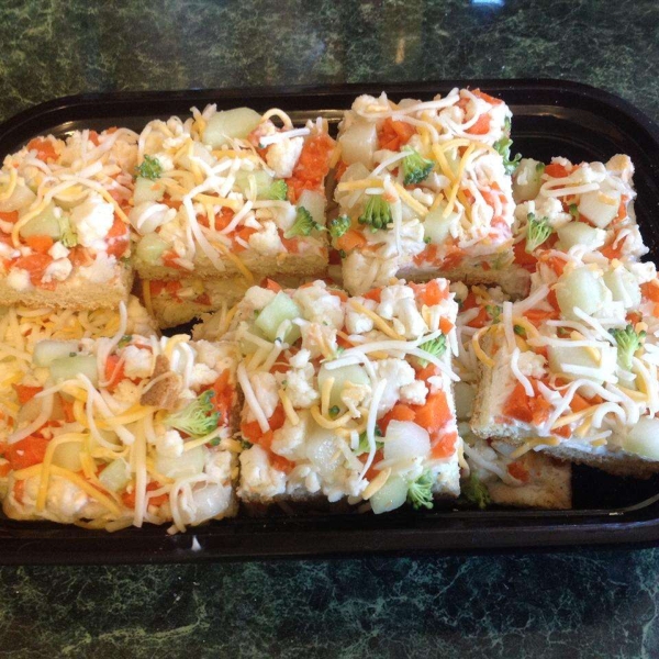 Crescent Roll Vegetable Pizza