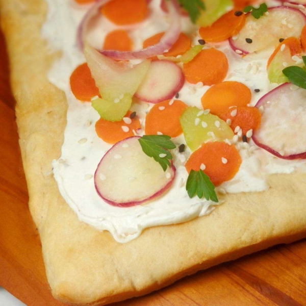 Crescent Roll Vegetable Pizza