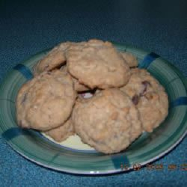 Yummy Chocolate Chip Oatmeal Cookies