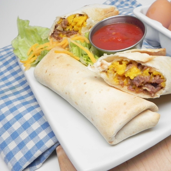 Make-Ahead Air Fryer Breakfast Burritos