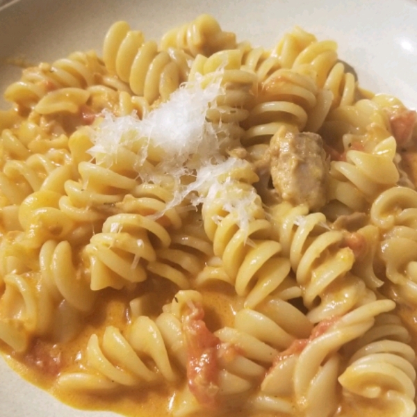 Creamy Tomato Tuna Penne Pasta