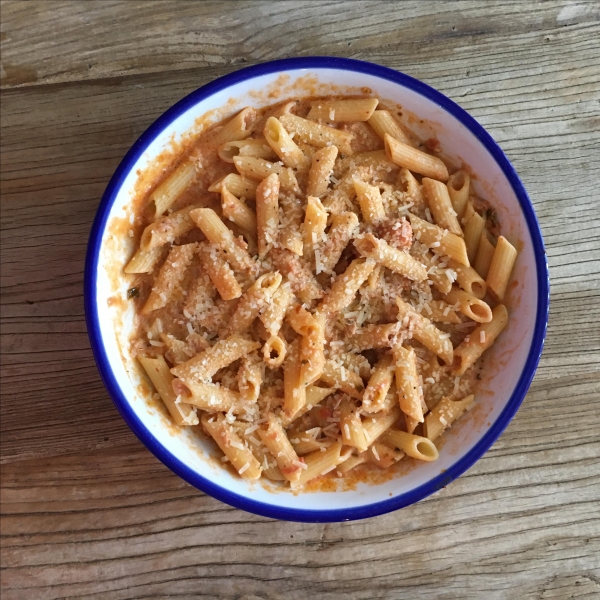 Creamy Tomato Tuna Penne Pasta