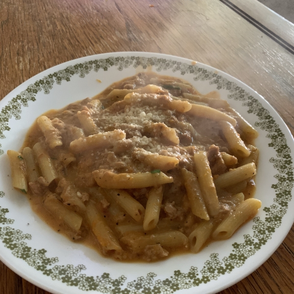 Creamy Tomato Tuna Penne Pasta