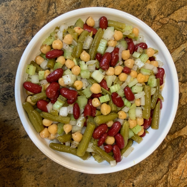 Three Bean Salad With Celery