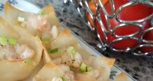 Baked Shrimp Wontons