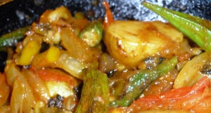 Chef Kiran's Okra Stir Fry