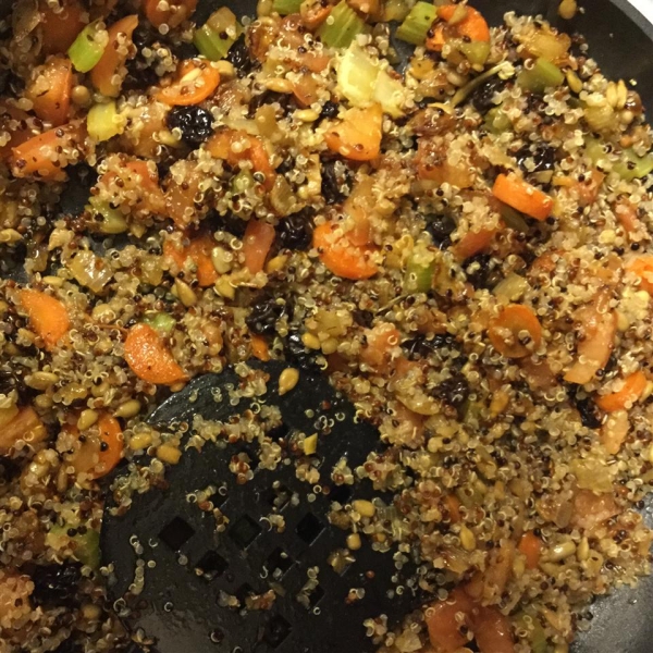 Quinoa Almond Pilaf