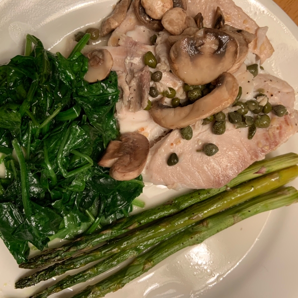 Tilapia Scaloppine