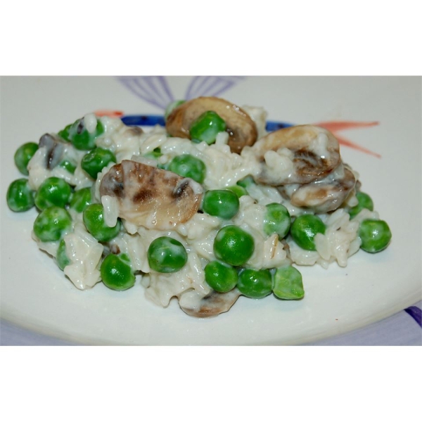 Mushrooms and Peas Rice