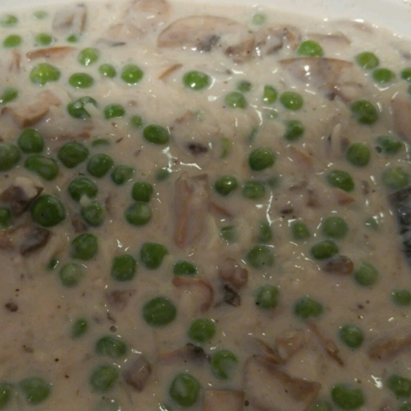 Mushrooms and Peas Rice