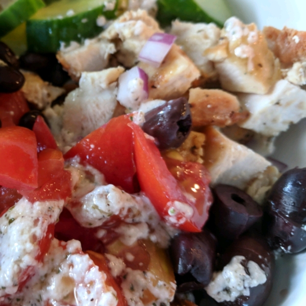 Greek Chicken Quinoa Bowl