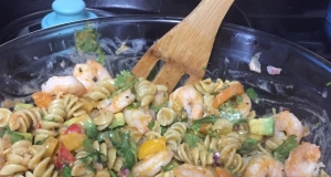 Confetti Shrimp Cocktail Pasta Salad