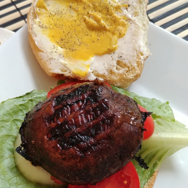 Savory Portobello Mushroom Burgers