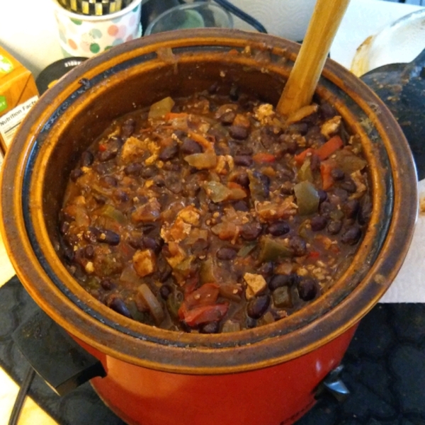 Meatiest Vegetarian Chili From Your Slow Cooker