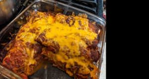 Bean Potato Enchiladas